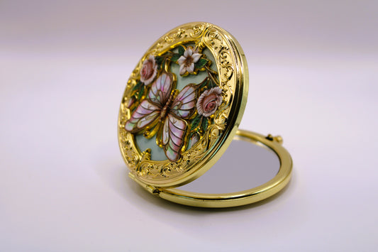 Celestine Bloom Mirror – Shiny Gold Limited Edition