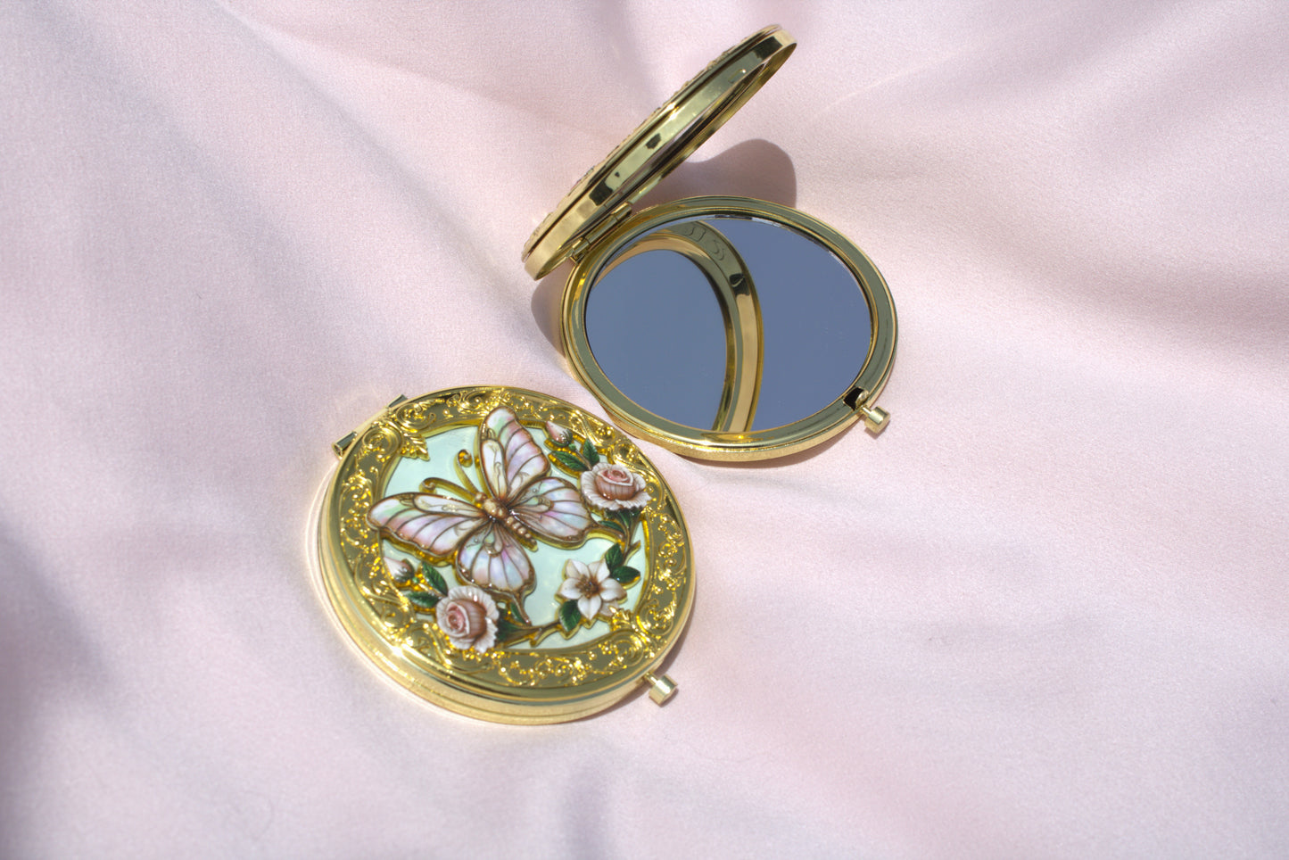 Celestine Bloom Mirror – Shiny Gold Limited Edition
